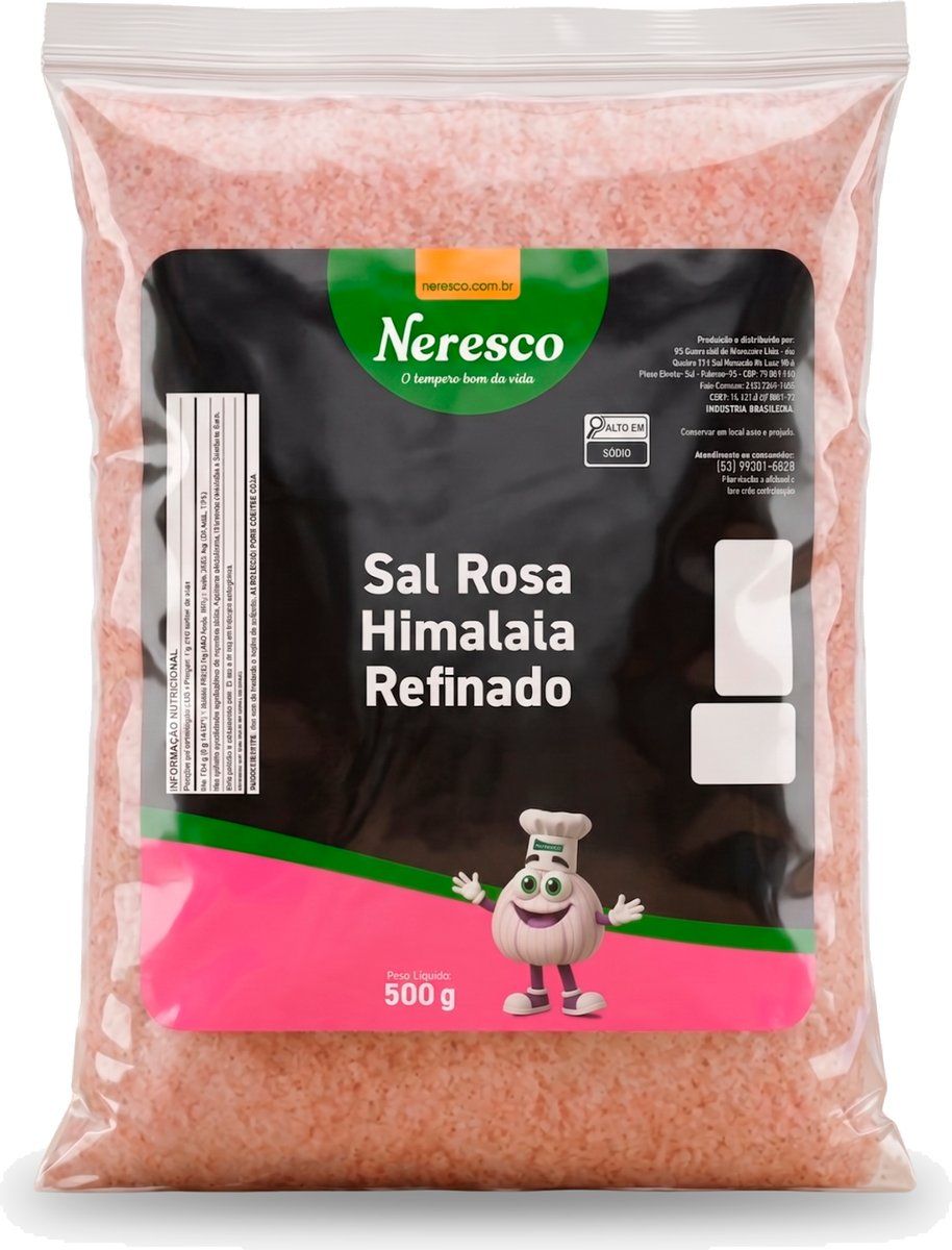 SAL ROSA HIMALAIA REFINADO 500G SACO