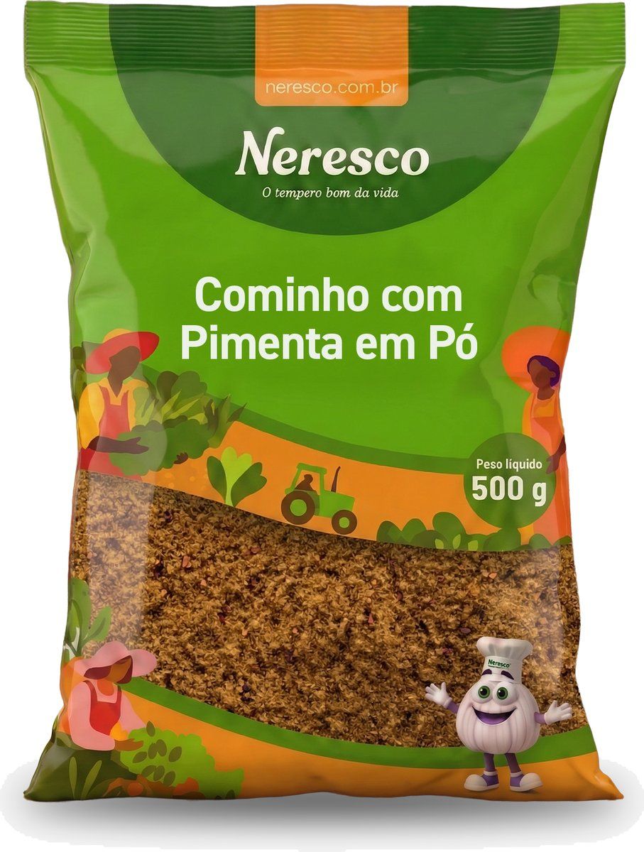 COMINHO C/PIMENTA PO 500G SACO