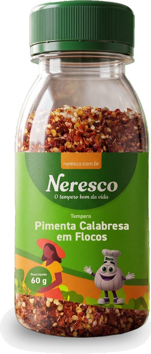 PIMENTA CALABRESA FLOCOS 60G POTE