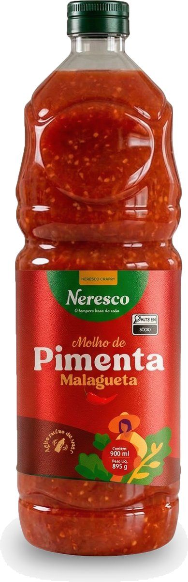 MOLHO PIMENTA MALAGUETA 900ML FRASCO