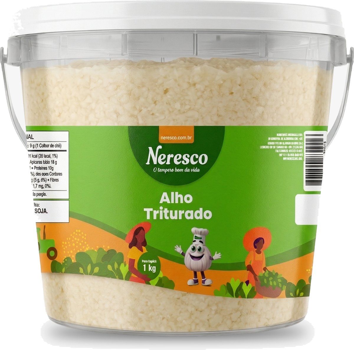 ALHO TRITURADO 1KG POTE