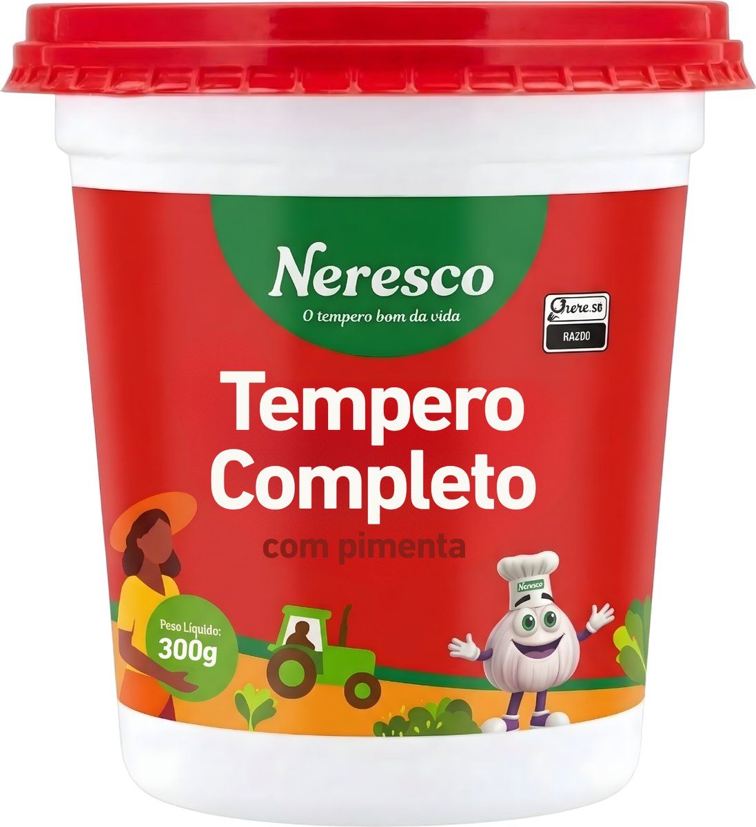 TEMPERO COMPLETO C/ PIMENTA 300G POTE